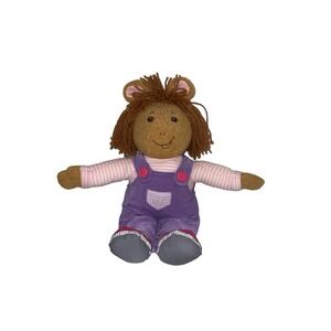 Vintage Playskool Hasbro 1998 PBS Arthur TALKING D.W. Plush Doll Sister -Working